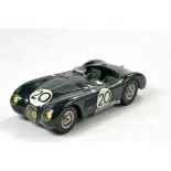 Bespoke Hand Built 1/24 approx Jaguar XK120c Racing Car. Some minor marks, otherwise very good.