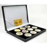 Princess Diana Commemorative Golden Coin Set. Excellent. Limited Edition.