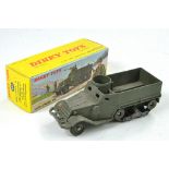 French Dinky No. 822 Half-Track M3. Missing machine gun, otherwise very good to excellent with odd