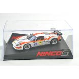 Slot car interest comprising Ninco No. 50624 Ford GT Young Driver Appears excellent in Original Box