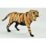 Vintage/Antique Taxidermy miniatures comprising large Tiger. With real fur, glass eyes.