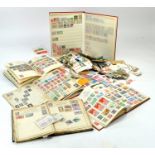 Stamps including some vintage albums, comprising mostly Stamps of the World dating through the