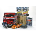 Fast and Furious themed group comprising Four RC Issues, Diecast Multi-car pack plus two carded