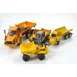 Assortment of diecast construction issues including NZG 1/50 Moxy articulated dump truck plus