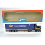 Tekno 1/50 Model Truck issue comprising Volvo Box Trailer in the livery of ASG. Appears generally