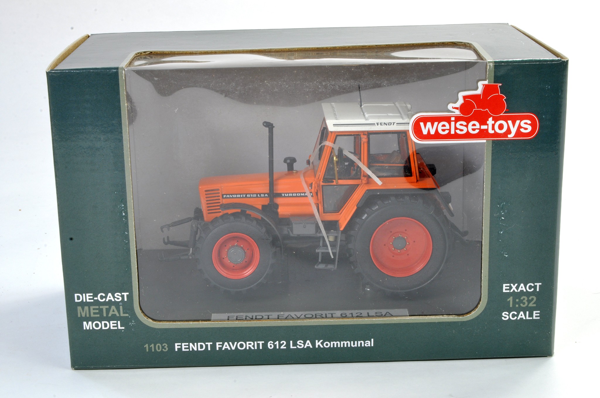 Weise Toys 1/32 Model Farm Issue comprising No. 1103 Fendt Favorit 612 LSA Kommunal Tractor,