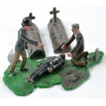 Unusual Metal Grave Robber Figure Set. Excellent