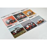 Tractor and Machinery Group comprising Six Exemplary sales brochures from Case Tractor Range.