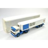 Lion Toys 1/50 Model Truck Issue comprising Mercedes Fridge Trailer in the livery of Christian