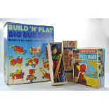 Pelham Puppet Issue plus Meccano Puzzle maker and further construction kit.