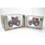 Universal Hobbies 1/32 farm issues comprising McCormick MTX175 and CX95 Tractors. Both appear