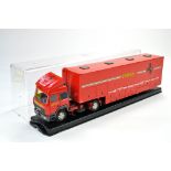 Old Cars 1/50 Model Truck issue comprising Lancia Racing Car Transporter in the livery of Ferrari.