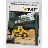 A comprehensive selection of Massey Ferguson Industrial Sales Literature and Brochures, inc spec