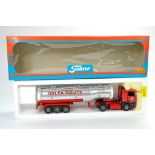 Tekno 1/50 Model Truck issue comprising Leyland DAF Tanker in the livery of Delta Route. Appears