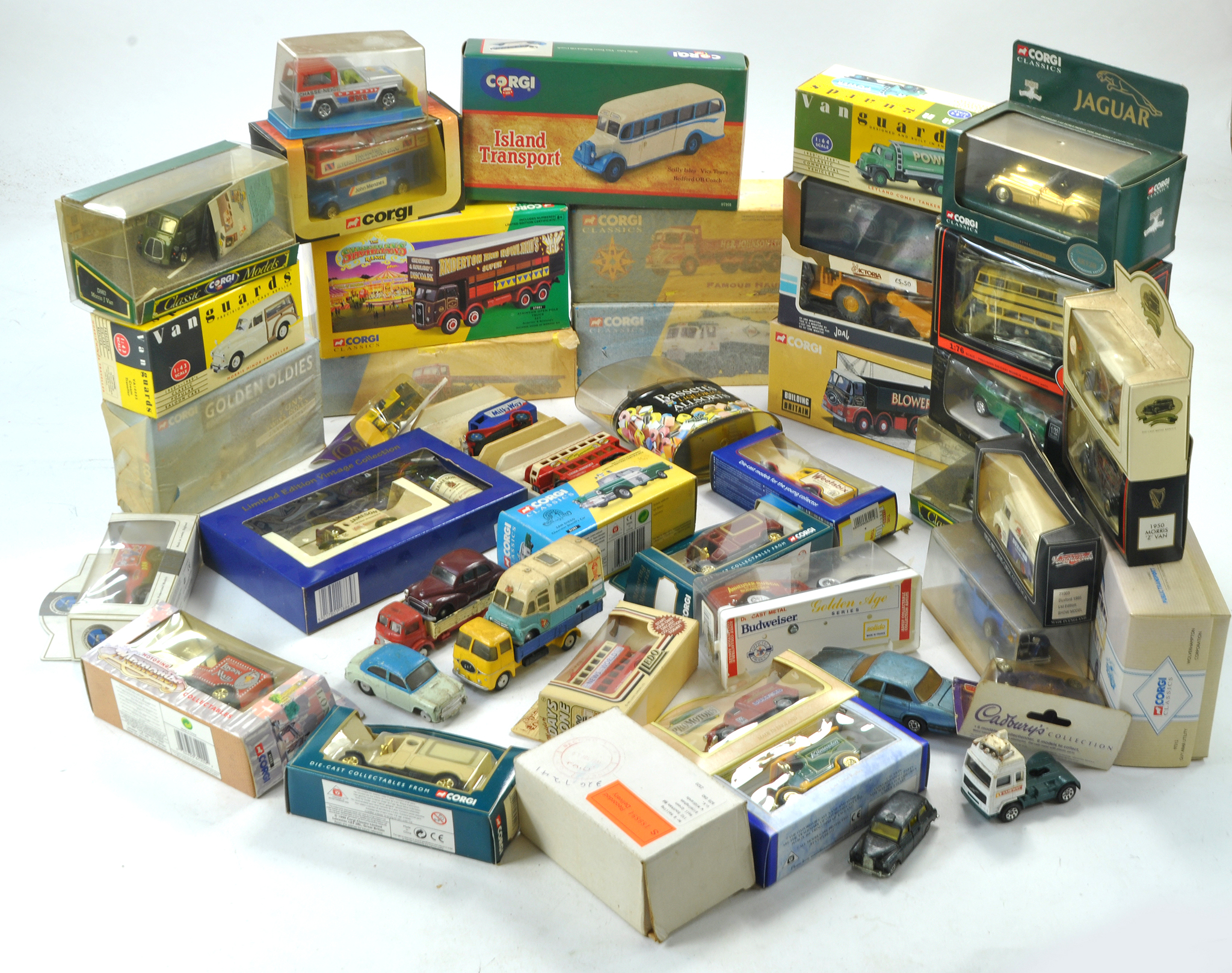 A Large Group of Boxed Diecast comprising Corgi Classics, EFE, Joal and others mostly commercial