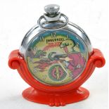 Eagle issue Dan Dare Pocket Watch from Ingersoll, with Smiths display stand. Eagle on rear of