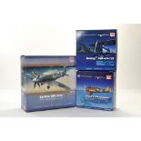 Hobby Master Diecast Model Aircraft comprising No. HA7102 Spitfire, HA7909 Boeing F4B and HA7501