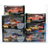 Mattel Hot Wheels Racing Series (different sets) comprising Six 1/24 Nascar diecast issues in