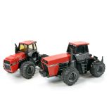 Duo of Ertl 1/32 Case IH Tractor issues comprising battery operated 4994 and a 4894. Good to very