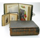 Victorian Photography comprising two albums, 19th century containing many images, some by royal