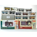 A group of EFE commercial diecast issues in 1/87 scale plus duo of Trackside Buildings. Good to very