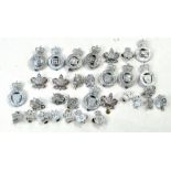 A Collection of Police Cap and Collar Badges.
