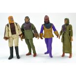 Mego 8" Planet of the Apes Figures comprising Dr Zaius, Cornelius Galen, General Urko Ursus and