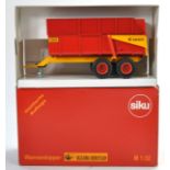 Siku 1/32 Model Farm Issue comprising Bijlsma Hercules Trailer with silage sides. Weise Limited