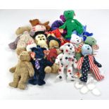 Group of TY Beanie Bears, mostly more sought after examples, with tags,