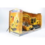 Dickie Large Plastic RC Digger. Looks to be unused, toy and box is grubby.