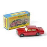 Matchbox Superfast No. 24a Rolls Royce Silver Shadow. Metallic deep red, gloss black base with ivory