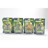 Bandai Cartoon Network Ben 10 Alien Force Carded Figures comprising Gwen Tennyson, Humungosaur,