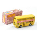 Matchbox Superfast No. 17b Daimler Fleetline Londoner Bus Promotional It's the Real Thing. Coke.