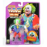 Hasbro WWF World Wrestling Federation 1993 figure comprising Doink the Clown. Excellent, unopened on