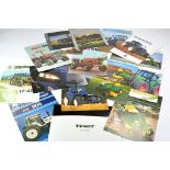 Tractor and Machinery Literature comprising sales brochures and leaflets from Landini,