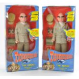 Thunderbirds Hood Duo of Talking Action Figures, excellent in boxes, not removed, although boxes