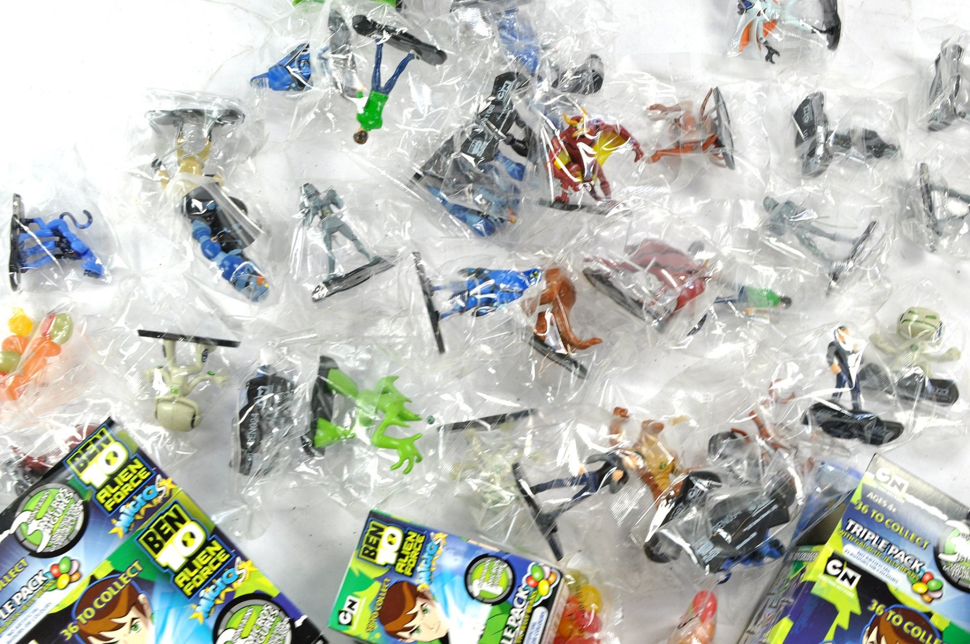 Corinthian Ben 10 Action Force group of plastic figures, sealed in bags plus assorted sweets, also - Image 2 of 6