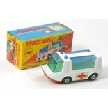 Matchbox Superfast No. 46b Stretcha Fetcha Ambulance. White with red base. Excellent, the odd