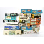 Twenty (plus a few extra incomplete items) Plastic Model Kits from Pyro, Blue Max, Inpact and