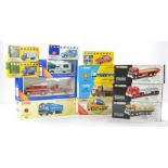 Corgi Boxed Commercial group including some Vanguards inclusive of Land Rover Set and trio of Guy