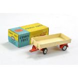 Corgi No. 100 Dropside Trailer. Cream and Red. Excellent with a couple of very minor marks in