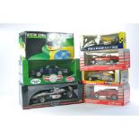Lang / Minichamps 1/18 Ayrton Senna Williams Renault FW16 plus Britains 1/18 Triumph TR6, Minichamps