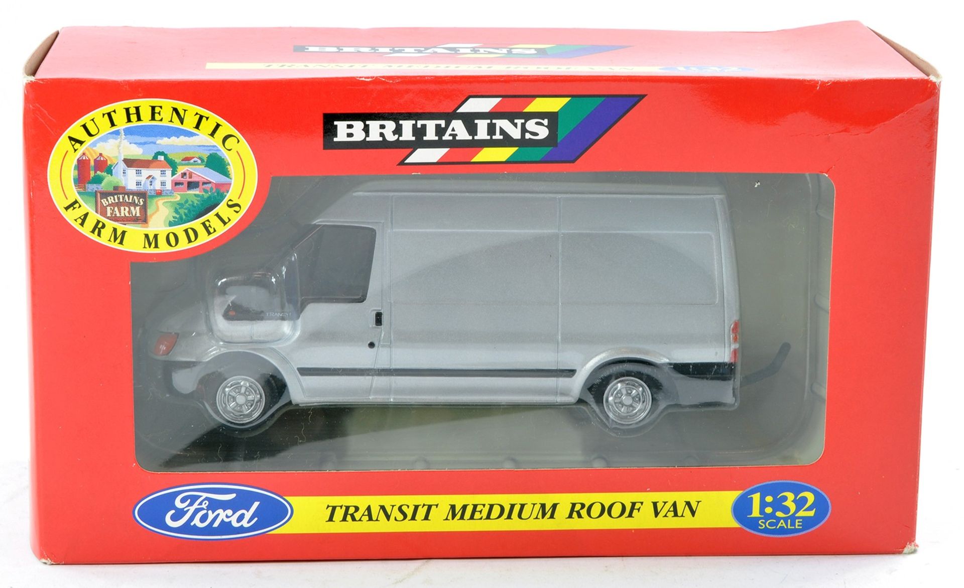 Britains No. 00233B Ford Transit Van in Silver. Excellent with no obvious sign of fault in very good