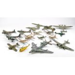 Model Aircraft and related diecast comprising a large tray (two images) to include various Corgi
