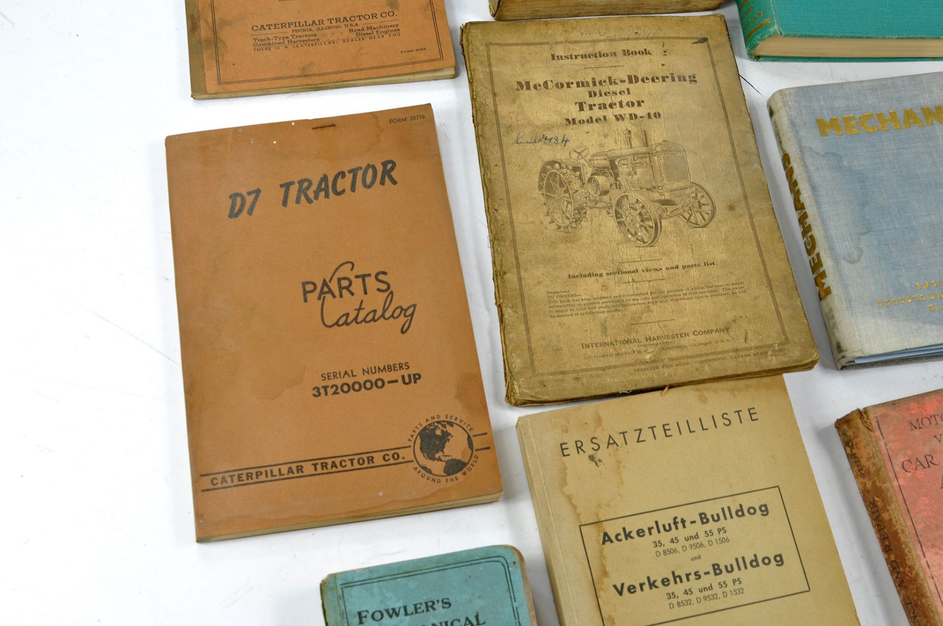 A very interesting group of vintage tractor and machinery literature to include original - Image 3 of 5