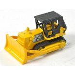 Matchbox Superfast No. 64d Caterpillar D9 Tractor. Yellow and Black with unpainted base. Very