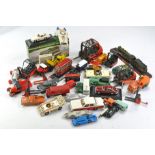 Assorted Diecast, mostly with wear comprising Forklifts, trucks and other construction issues plus