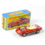 Matchbox Superfast No. 36b Draguar. Metallic Red, unpainted base. Excellent in excellent G Type