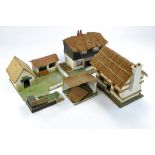 Assorted and what appears to be bespoke farm related buildings of age comprising wooden and thatch