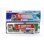 Corgi Diecast Model Truck issue comprising No. CC15812 Mercedes Actros Curtainside in the livery